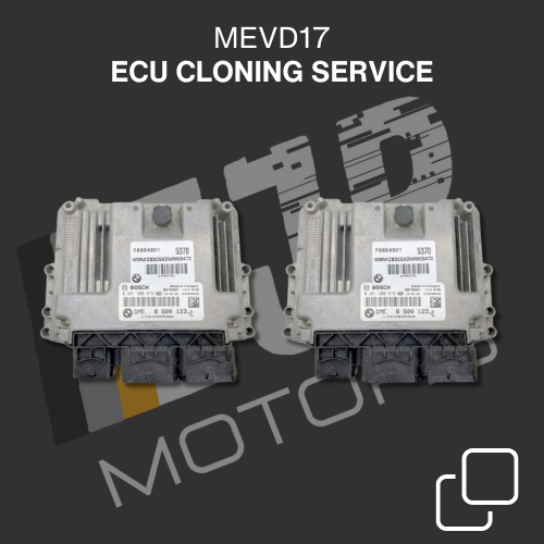 BMW ECU CLONING SERVICE MEVD17
