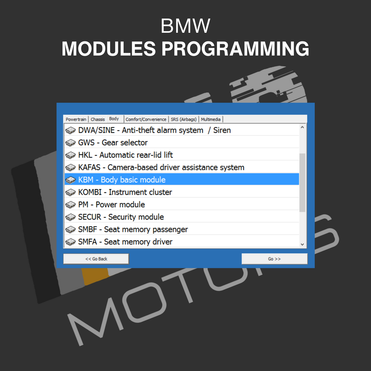 BMW Modules Programming — EJP Motors - BMW | MINI Specialisten
